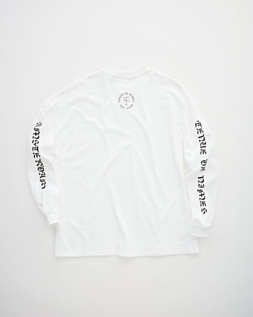 Slater L/S Tee White/Black