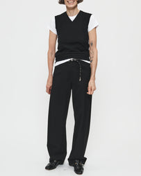 6397 Twisted Seam Pant Black Pants Women