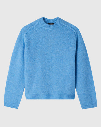 A.P.C. Pull Tyler Bleu MEN KNITWEAR