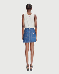 A.P.C. Tank Top Label Heathered Ecru WOMEN T-SHIRTS