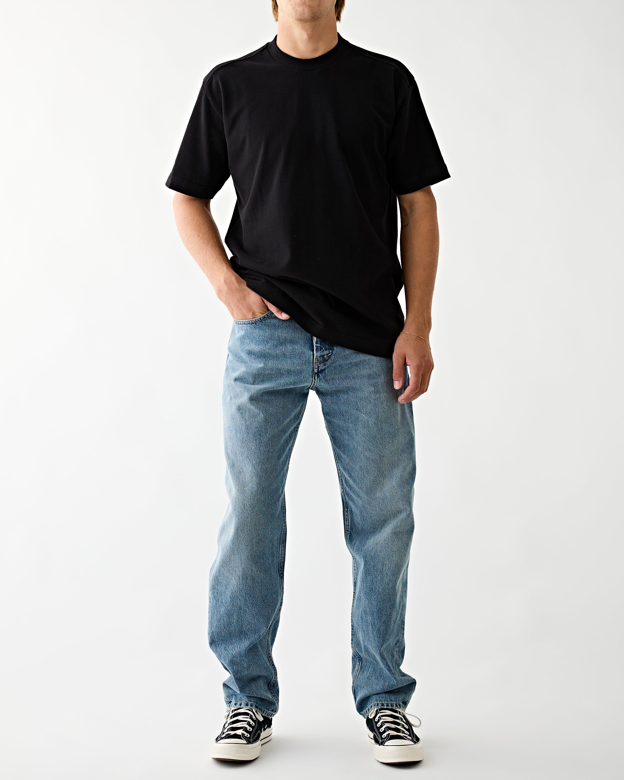 Tenue. Bruce Black T-shirt S/S Men