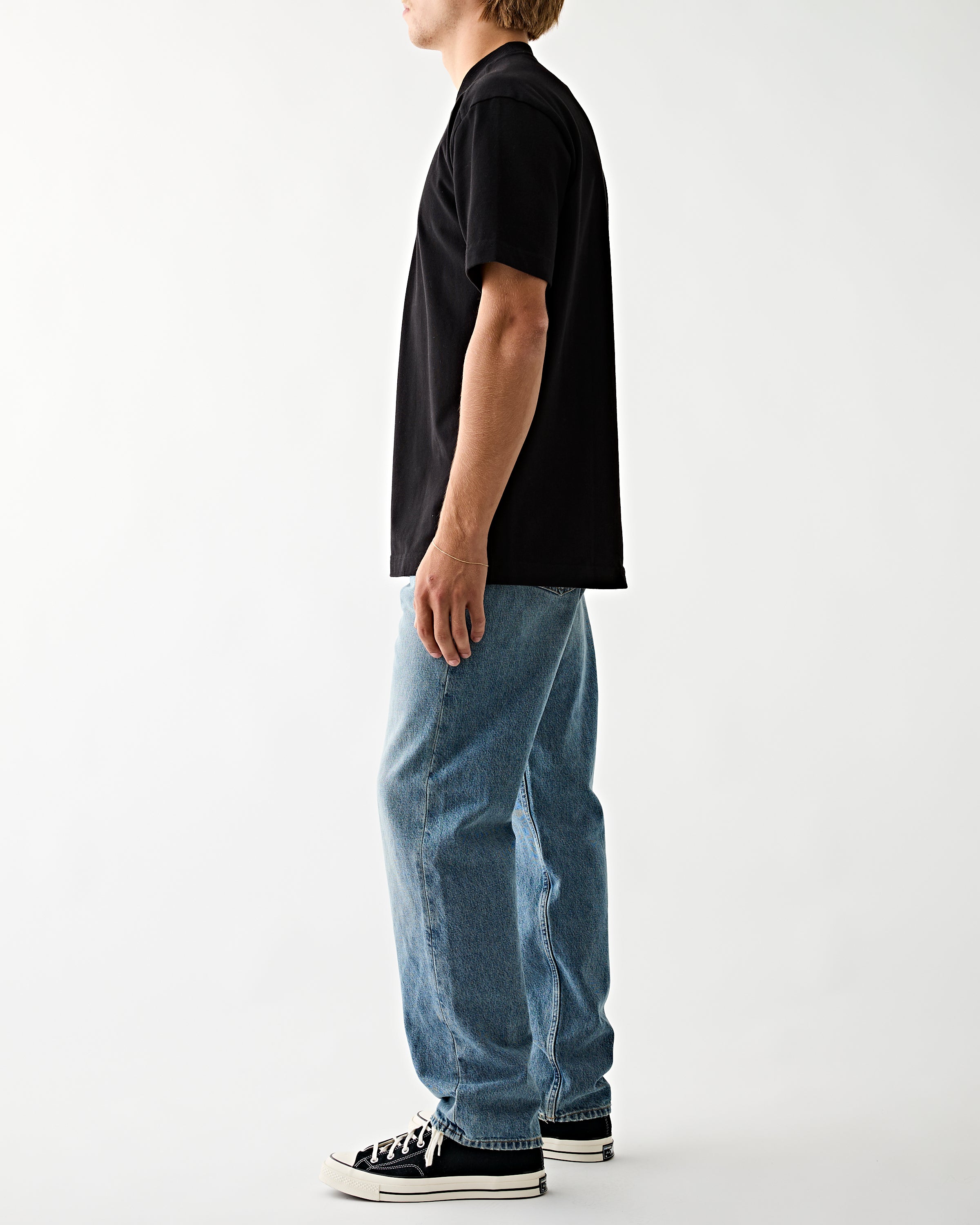 Tenue. Bruce Black T-shirt S/S Men