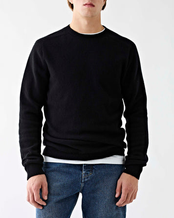 Tenue. Morrissey Crewneck Black Knitwear Men