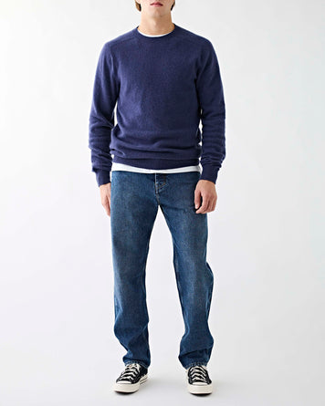 Tenue. Morrissey Crewneck Denim Knitwear Men