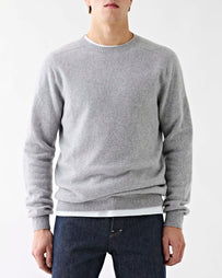 Tenue. Morrissey Crewneck Grey Melange Knitwear Men