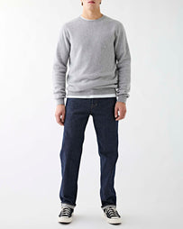 Tenue. Morrissey Crewneck Grey Melange Knitwear Men