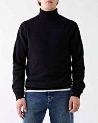 Tenue. Newman Turtleneck Black Knitwear Men