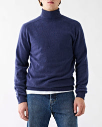 Tenue. Newman Turtleneck Denim Knitwear Men