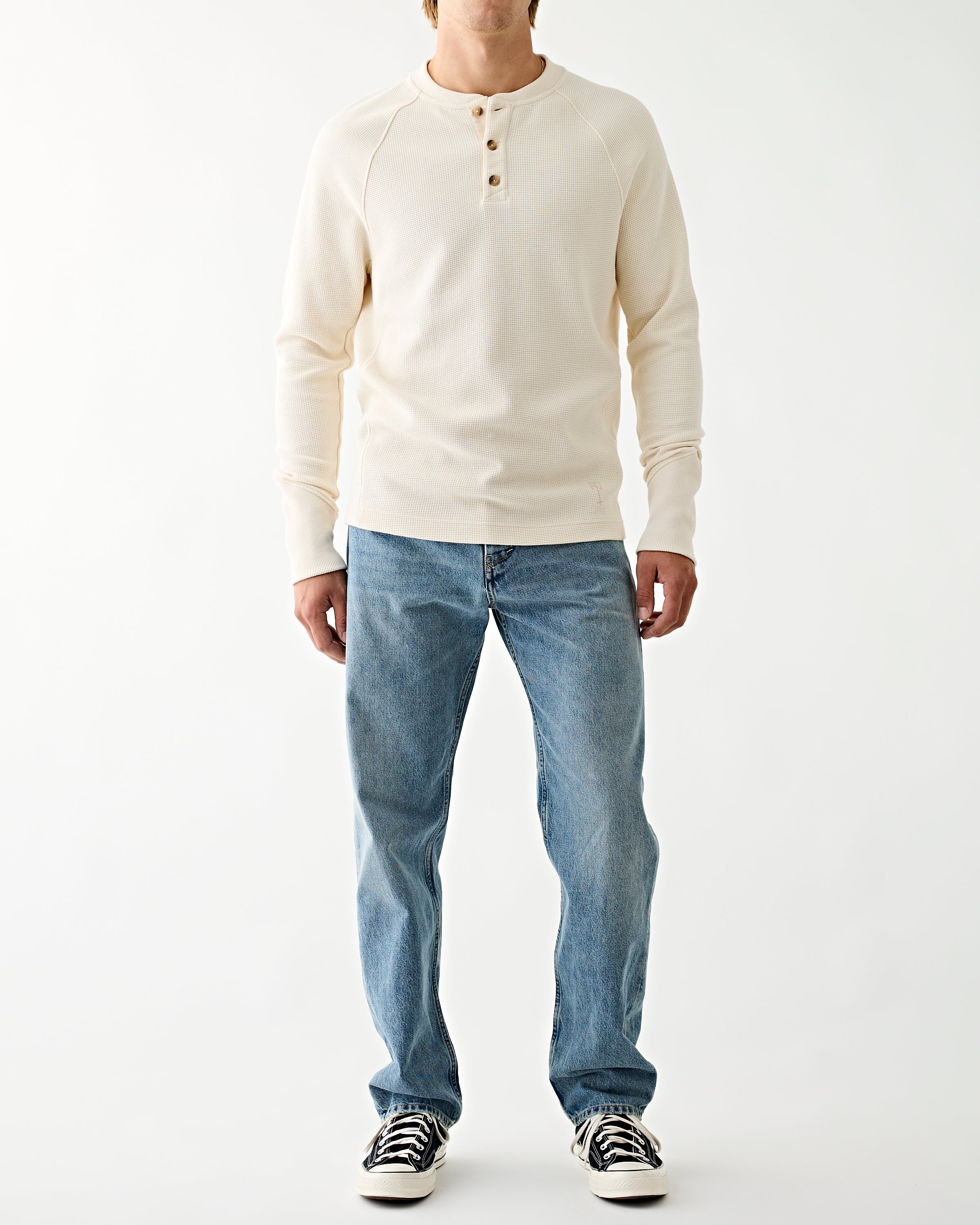 Tenue. Rower Natural T-shirt L/S Men