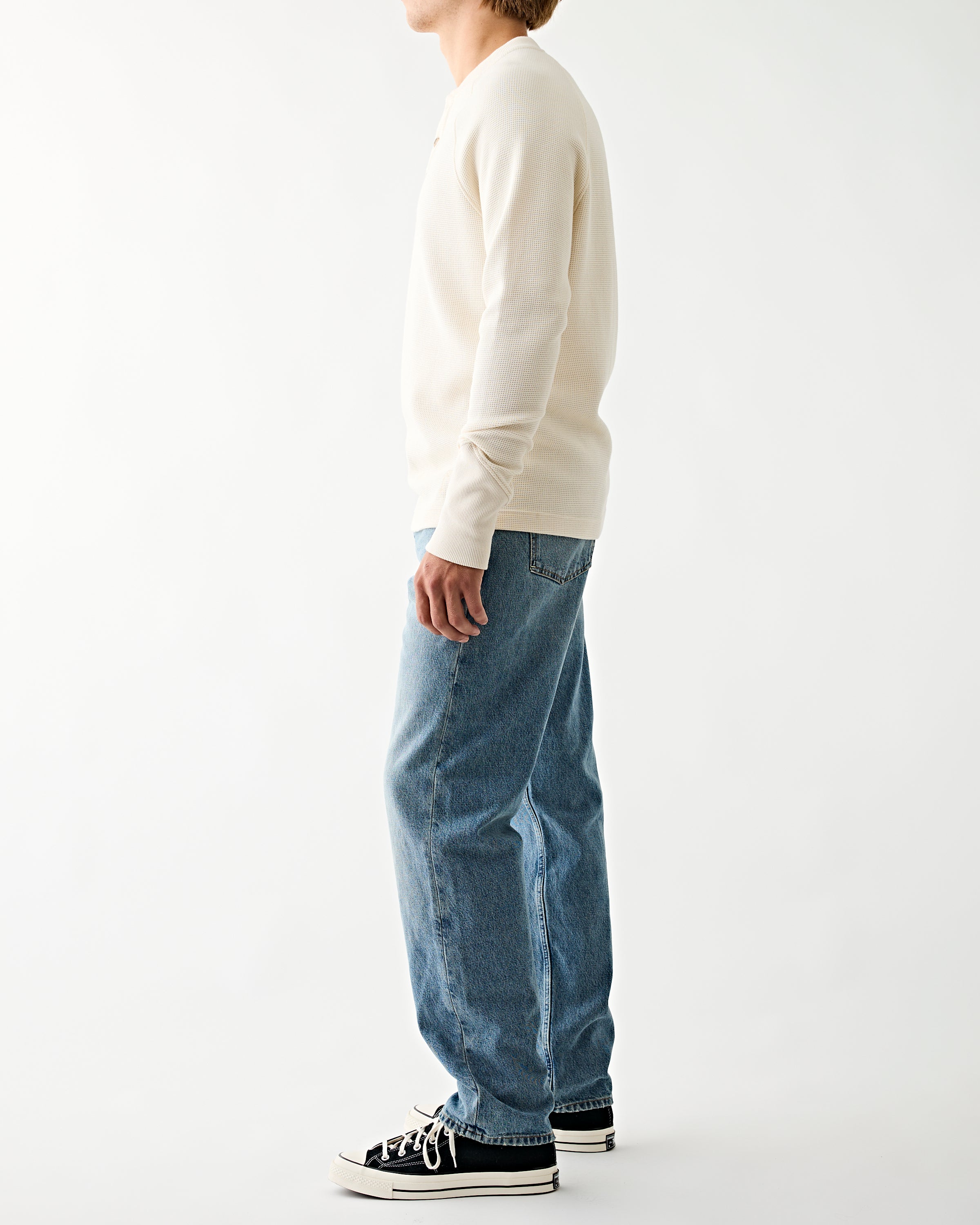 Tenue. Rower Natural T-shirt L/S Men