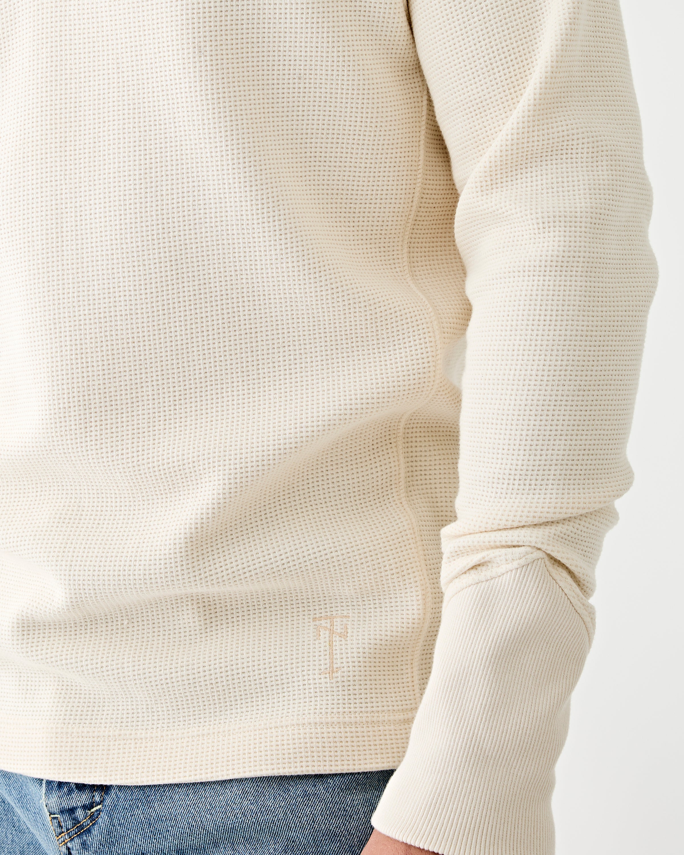 Tenue. Rower Natural T-shirt L/S Men