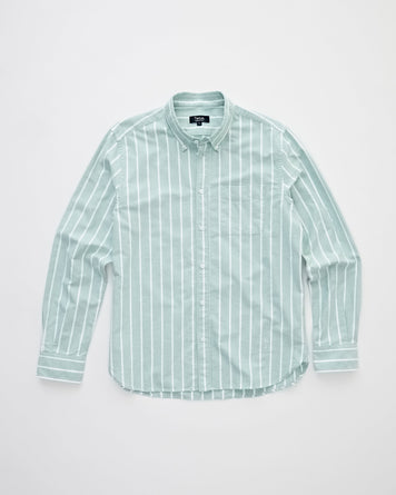Tenue. Ralph Shirt Sage White Striped Shirt L/S Men