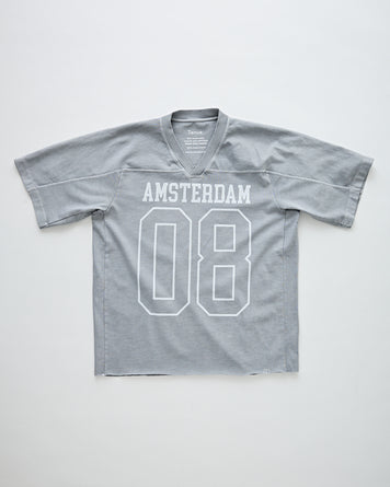 Tenue. Amsterdam Varsity V-Neck T-Shirt Lunar Dust T-shirt S/S Men
