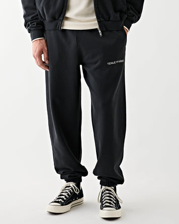Tenue de Nîmes Paco Relaxed Sweatpants Vintage Black Pants Men