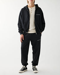 Tenue de Nîmes Paco Relaxed Sweatpants Vintage Black Pants Men