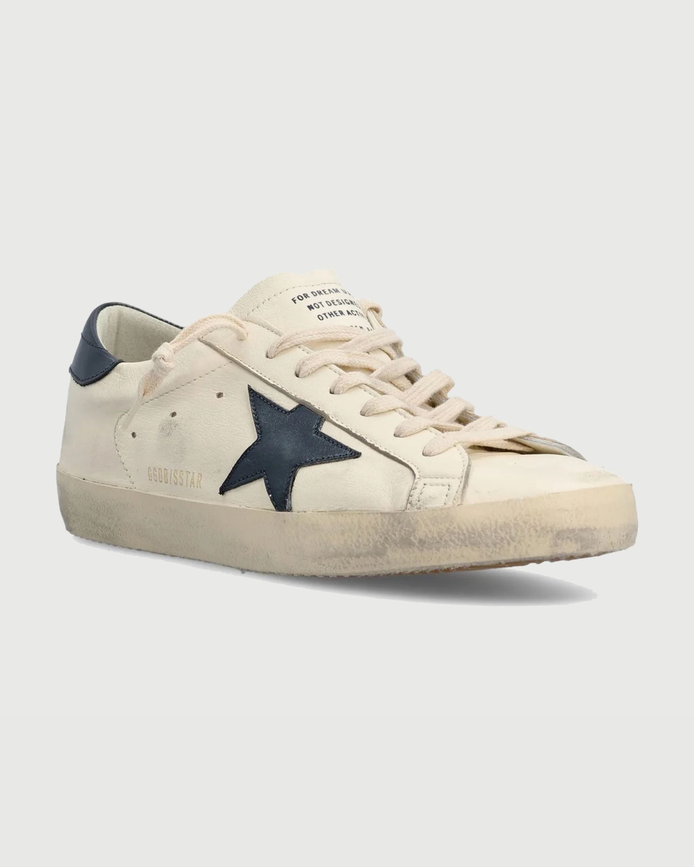 Golden Goose Super-star Nappa Upper White & Black Star Shoes Sneakers Men