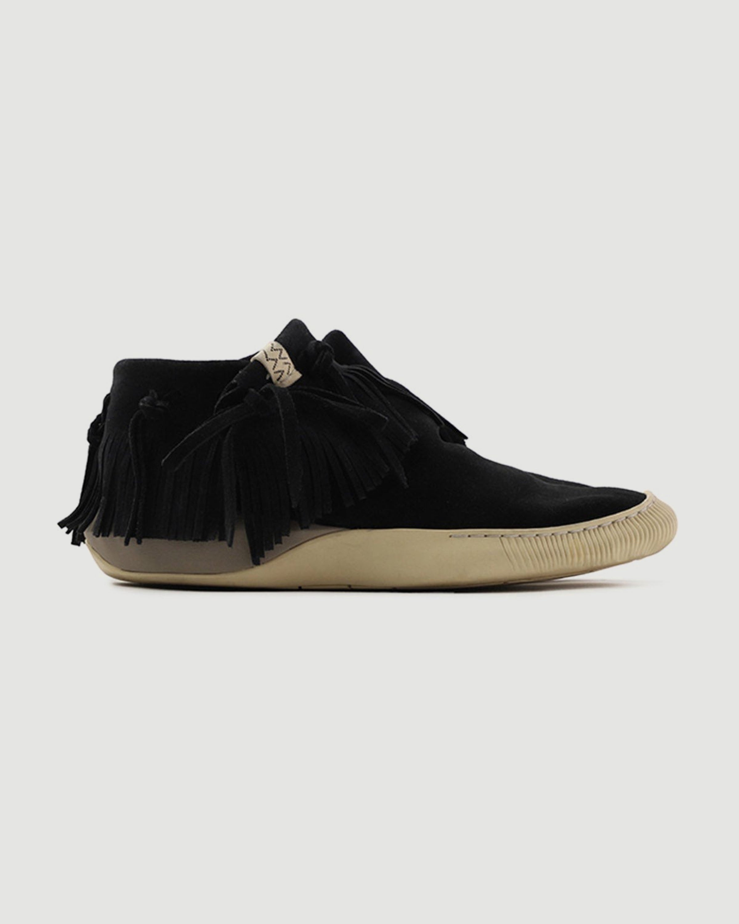 Visvim Gila Moc Lo Shaman Coyote-Folk Black Shoes Leather Men
