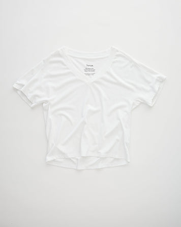 Tenue. Vi White T-shirt S/S Women