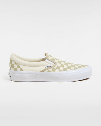 Vans Premium Slip-On LX Checkerboard Eucalyptus Shoes Sneakers Unisex