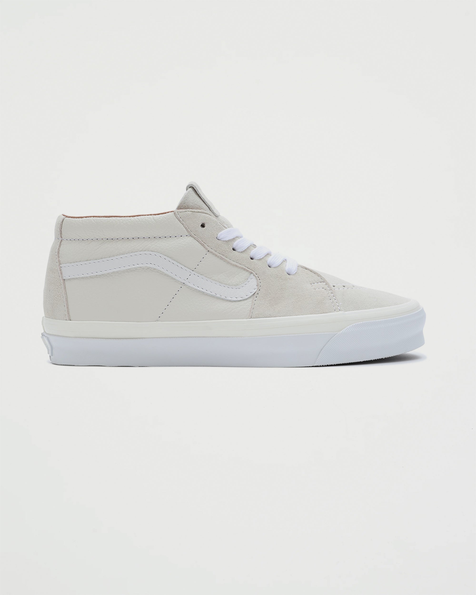 Vans Vault UA OG SK8-Mid LX Blanc De Vintage White Shoes Sneakers Men