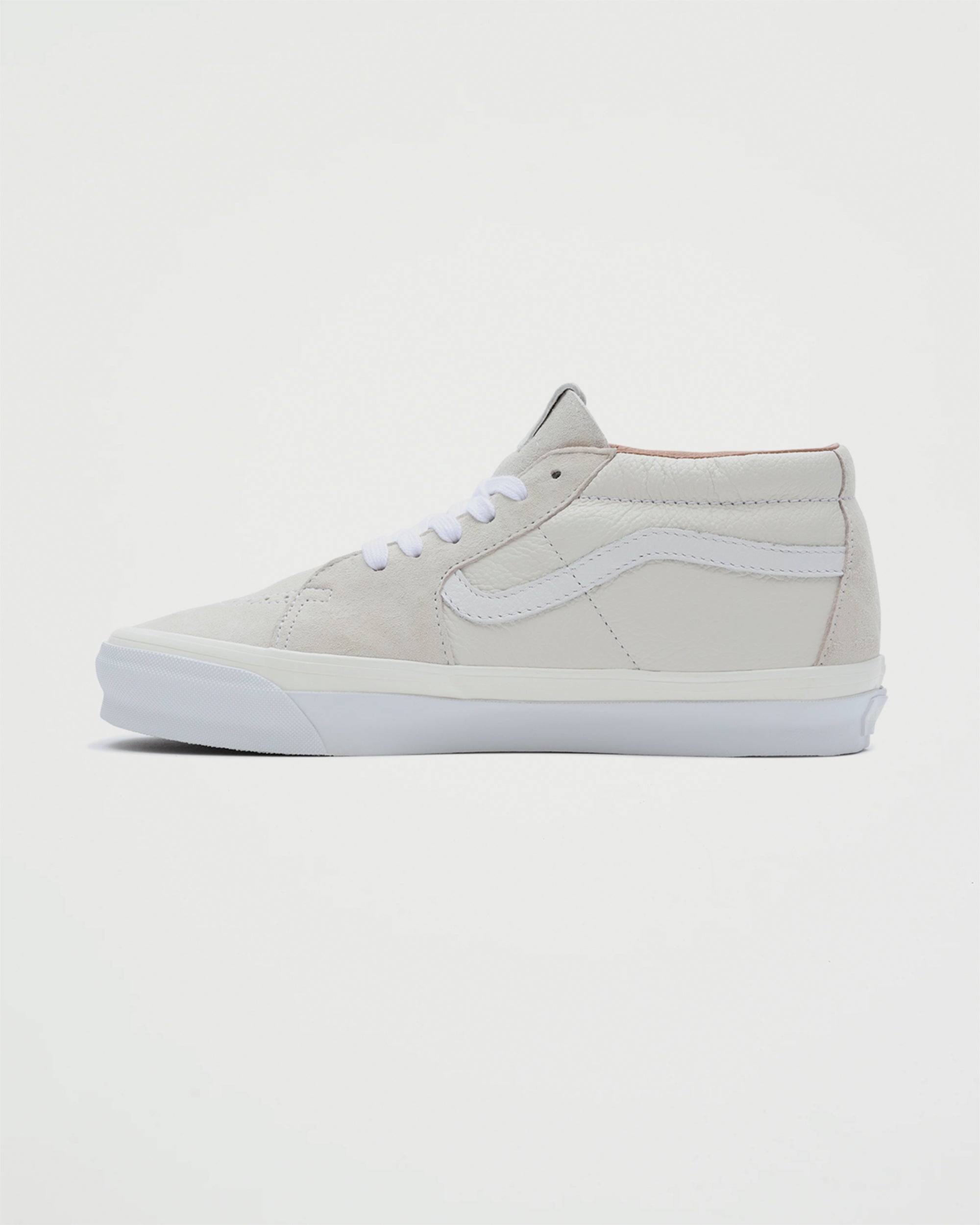 Vans Vault UA OG SK8-Mid LX Blanc De Vintage White Shoes Sneakers Men