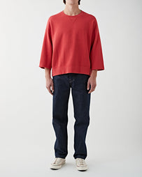 Visvim Amplus SB Sweat 3/4 (U.D.) Damaged Red Sweater Men