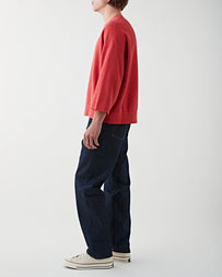 Visvim Amplus SB Sweat 3/4 (U.D.) Damaged Red Sweater Men