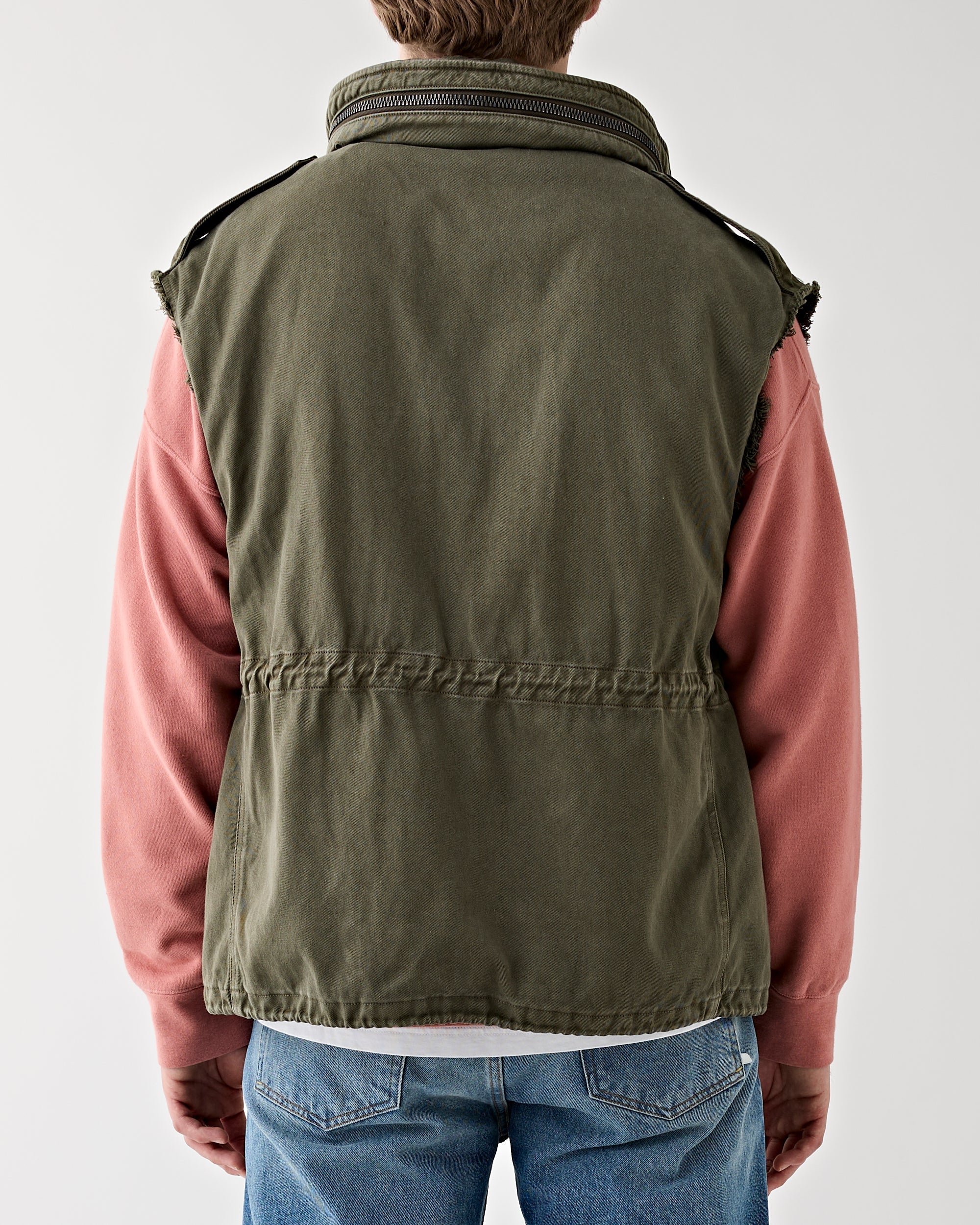 Visvim Bickle Vest Olive JKT Short Men