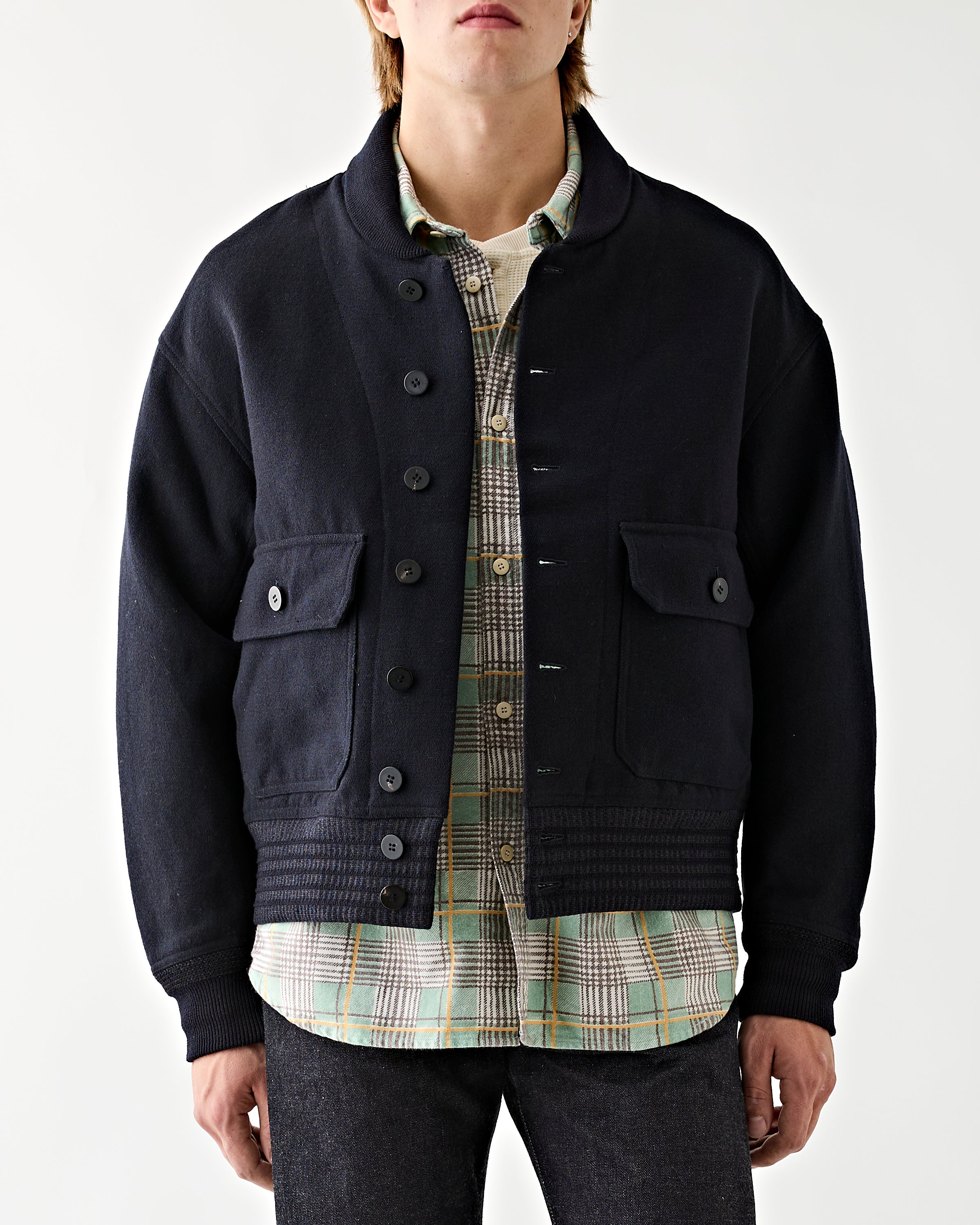 Visvim Dayton Jacket Navy JKT Short Men