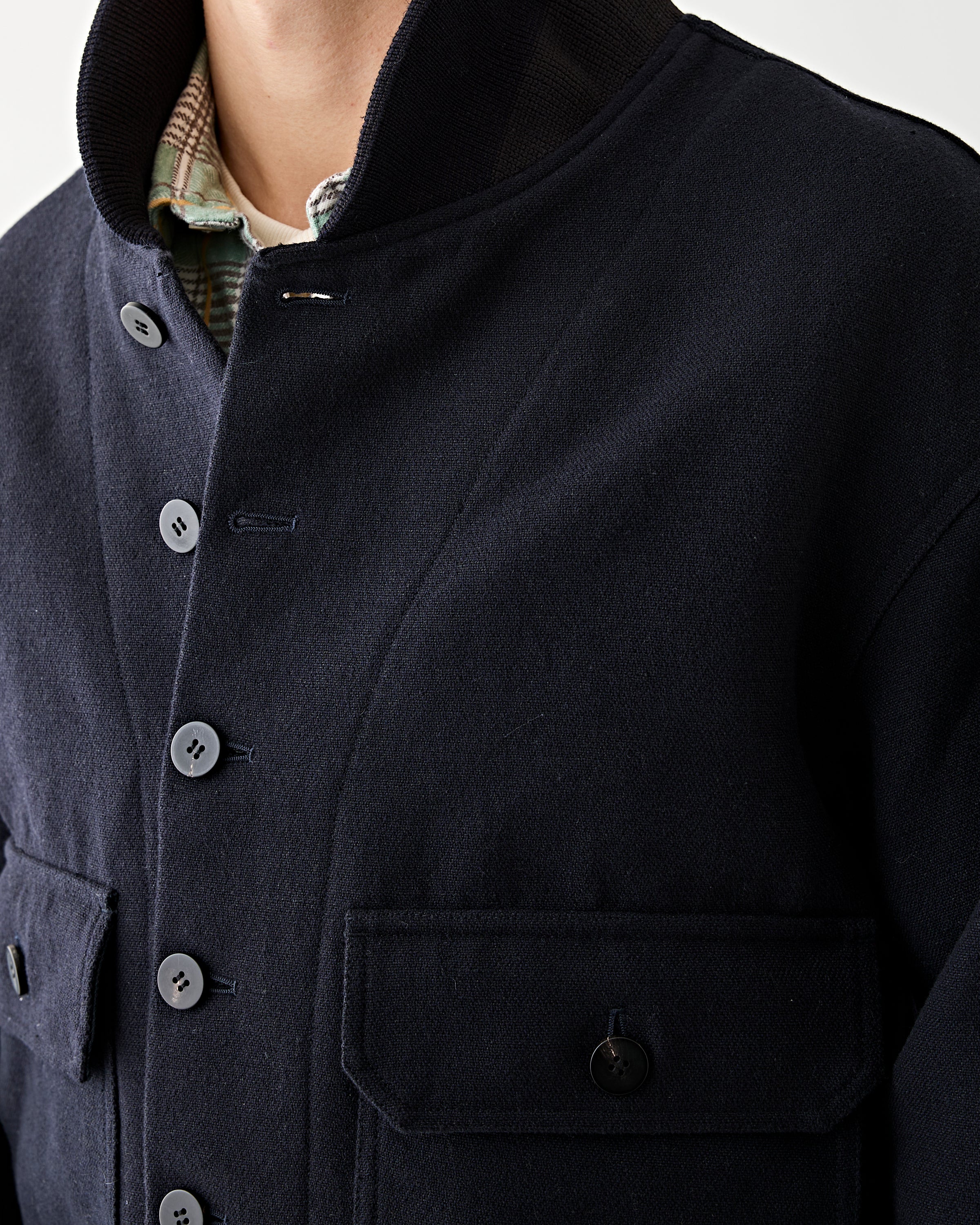 Visvim Dayton Jacket Navy JKT Short Men