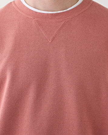 Visvim Jumbo SB Sweat L/S Damaged (U.D.) Pink Sweater Men