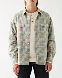 Visvim Pioneer Check Shirt Light Green Shirt L/S Men