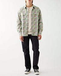 Visvim Pioneer Check Shirt Light Green Shirt L/S Men