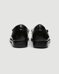 G.H. Bass W's Weejuns Black Leather Loafer Shoes Leather Women