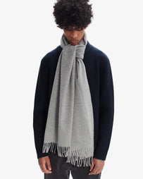 A.P.C. Scarf Ambroise Heathered Grey Scarfs & Gloves