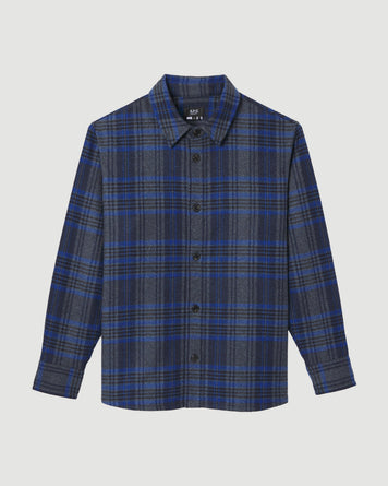 A.P.C. Surchemise Bobby Heather Grey Shirt L/S Men