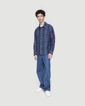 A.P.C. Surchemise Bobby Heather Grey Shirt L/S Men