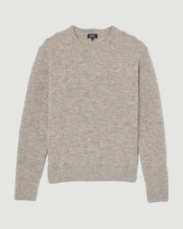A.P.C. Pull Lucas Light Grey Knitwear Men