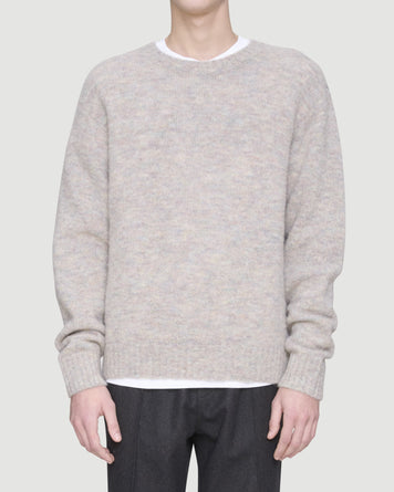 A.P.C. Pull Lucas Light Grey Knitwear Men