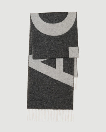 A.P.C. Scarf Malo Black Scarfs & Gloves