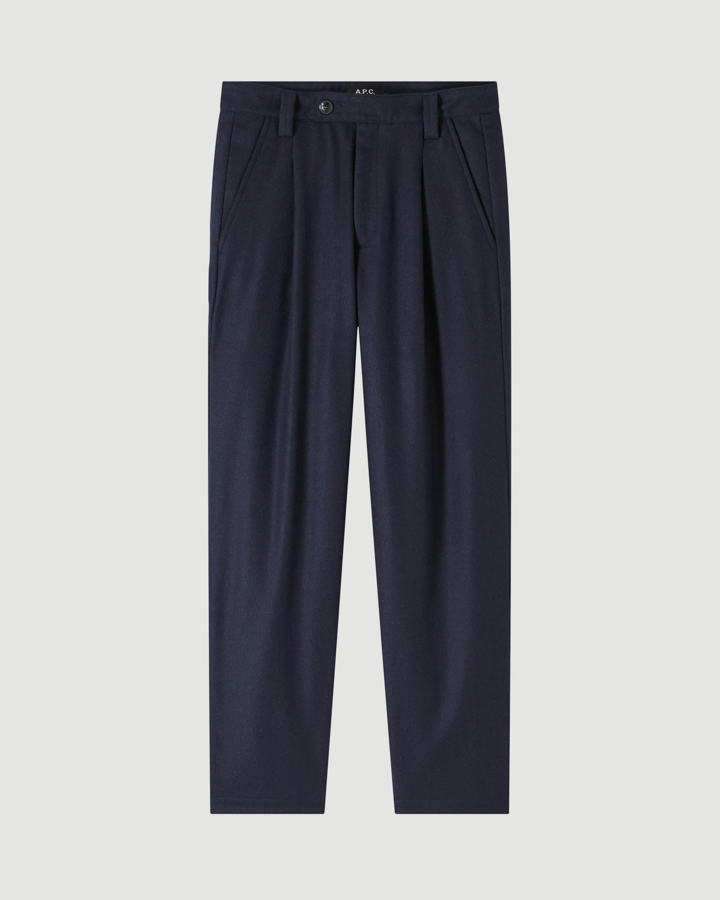 A.P.C. Pantalon Renato Heather Marine Pants Men