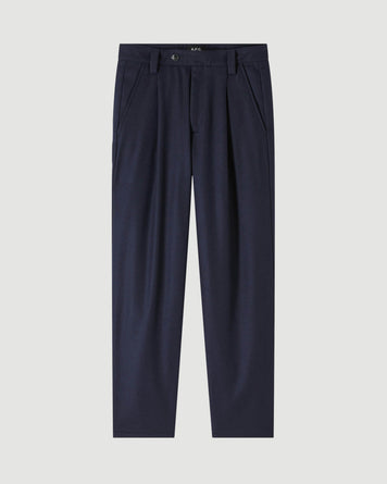 A.P.C. Pantalon Renato Heather Marine Pants Men