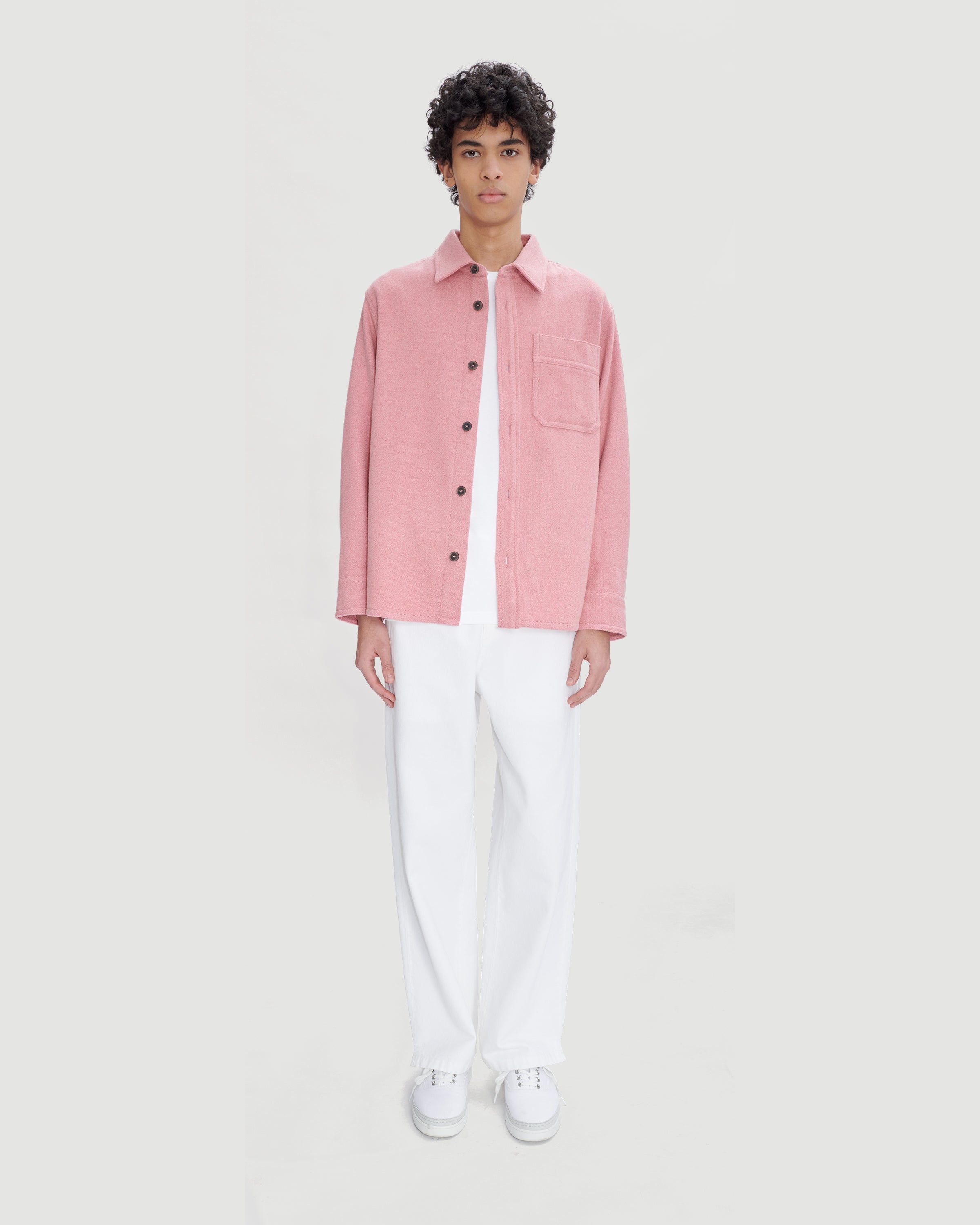 A.P.C. Surchemise Basile Pink Shirt L/S Men