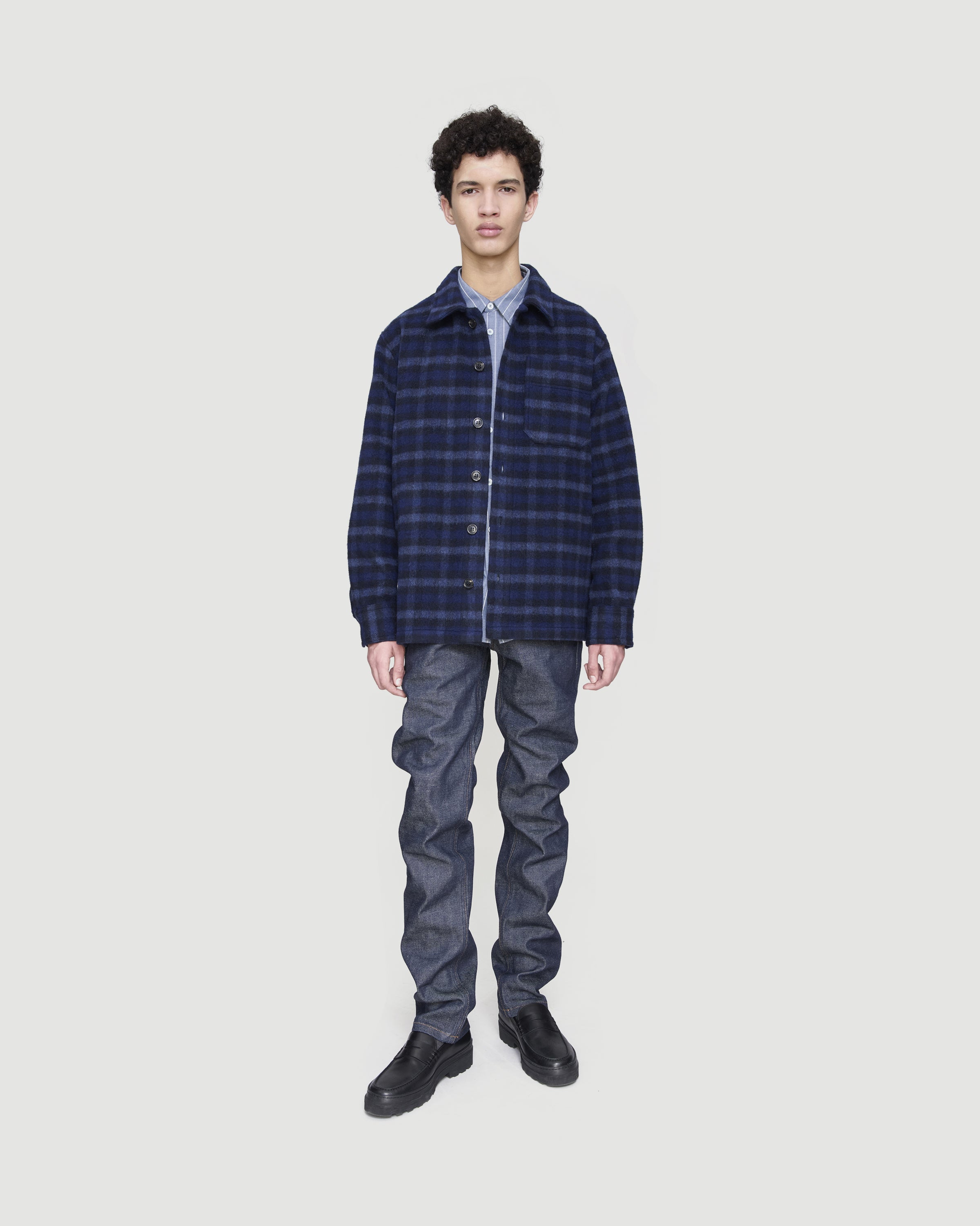 A.P.C. Surchemise Stanley Dark Navy Shirt L/S Men