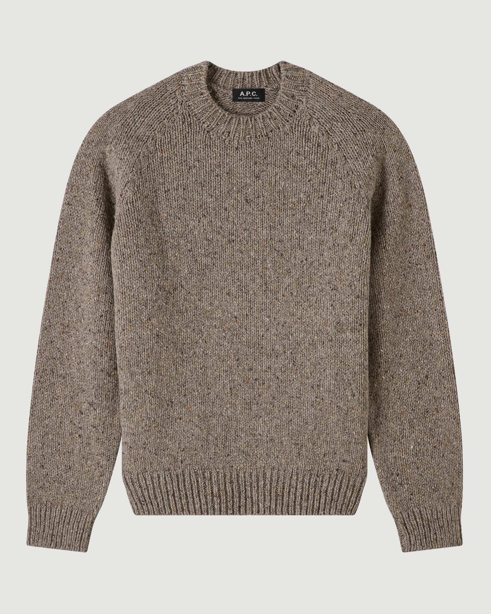 A.P.C. Pull Harris Taupe Knitwear Men