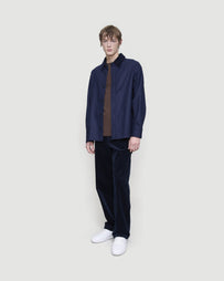 A.P.C. Surchemise Bernardo Heather Marine Shirt L/S Men