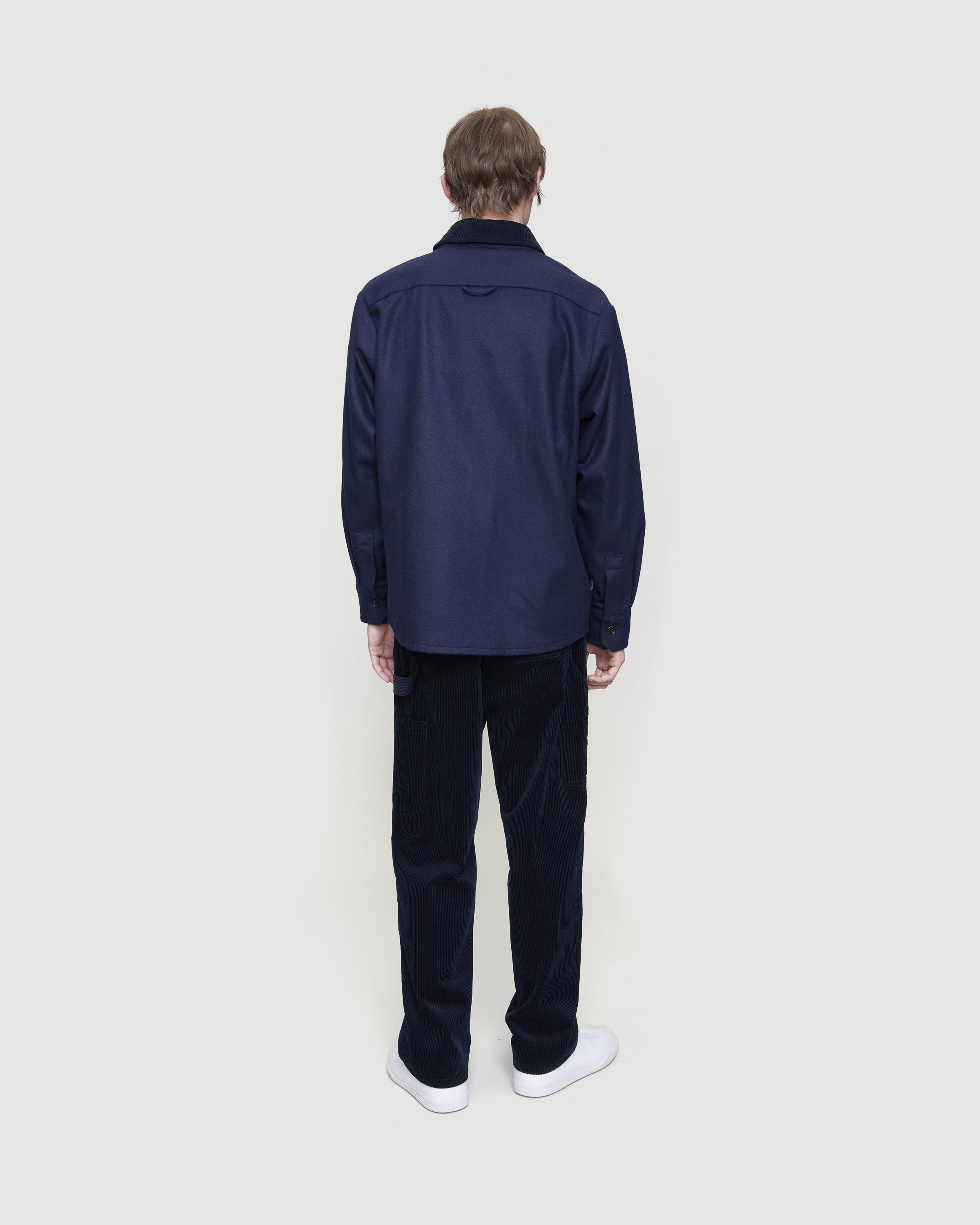 A.P.C. Surchemise Bernardo Heather Marine Shirt L/S Men