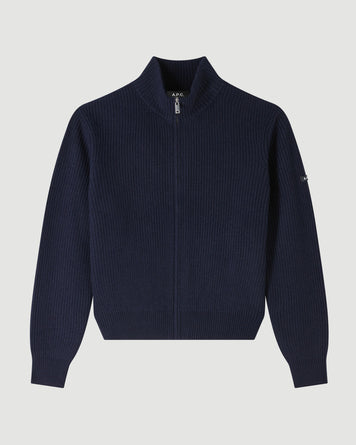 A.P.C. Cardigan Jana Dark Navy Knitwear Women