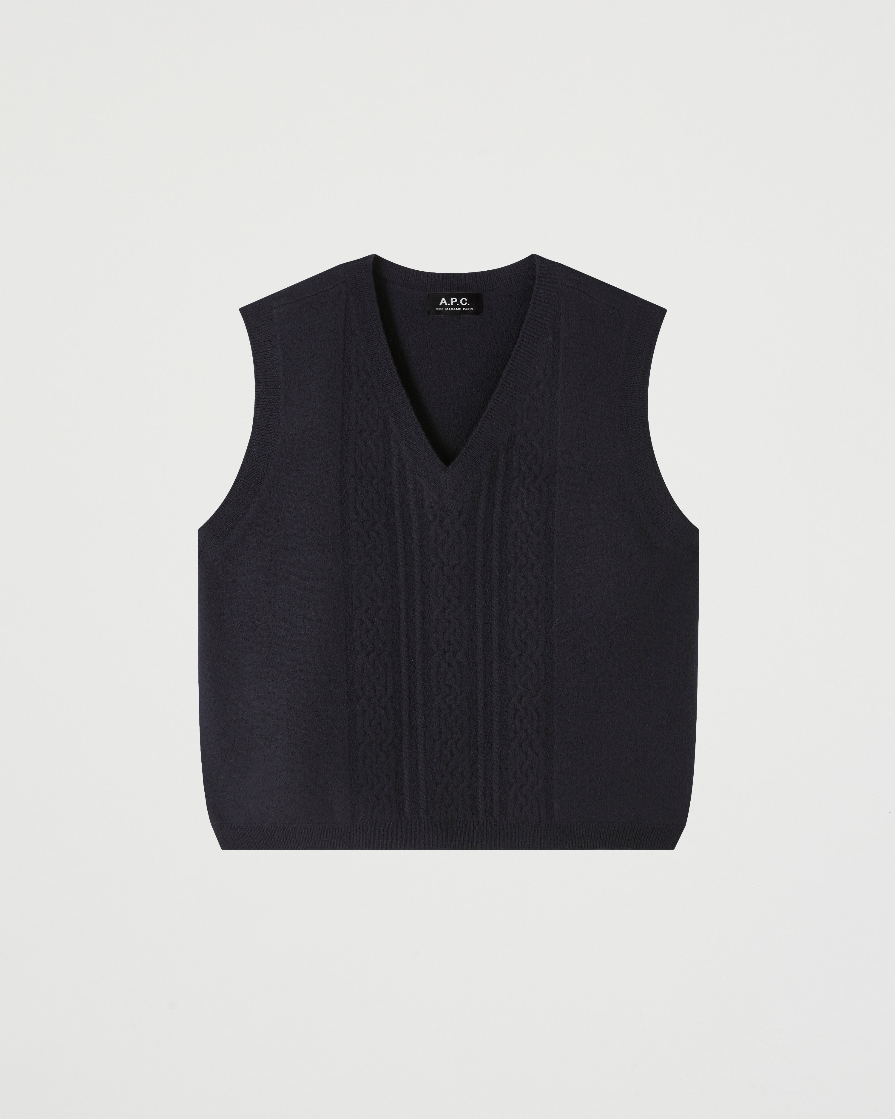 A.P.C. Gilet Coco Dark Navy Knitwear Women
