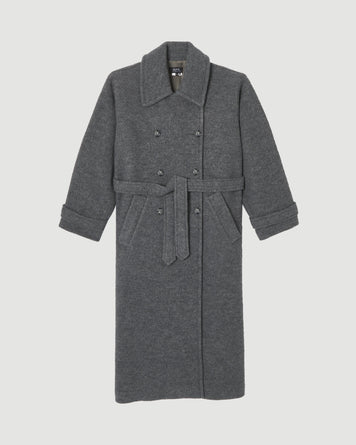 A.P.C. Manteau Lea Heather Grey JKT Long Women